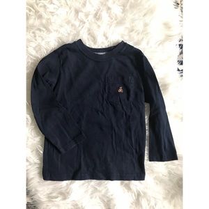 Baby Gap Size 4T Navy Pocket Tee